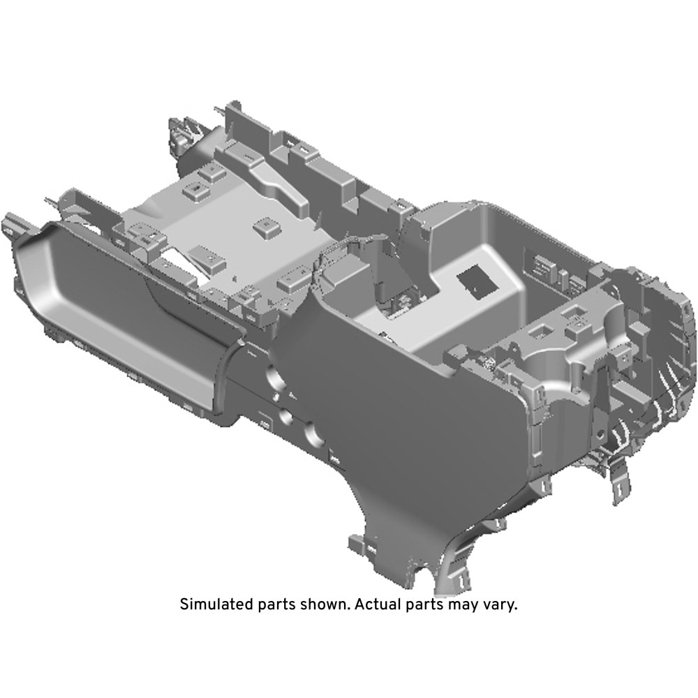 GM Genuine Parts Very Dark Atmosphere Front Floor Lower Console