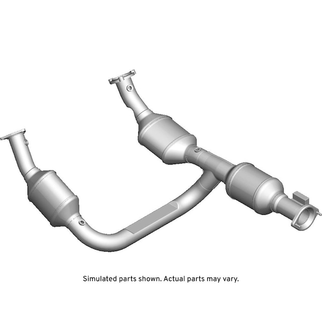 GM Genuine Parts Warm Up Three-Way Catalytic Converter with Exhaust Pipe