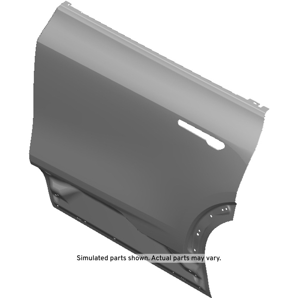 GM Genuine Parts Rear Driver Side Door Outer Panel