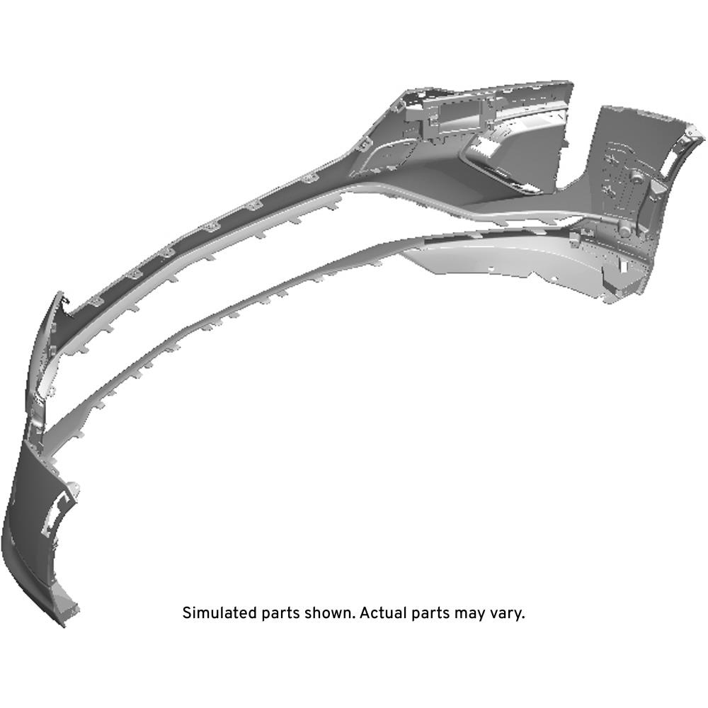 GM Genuine Parts Front Bumper Upper Fascia