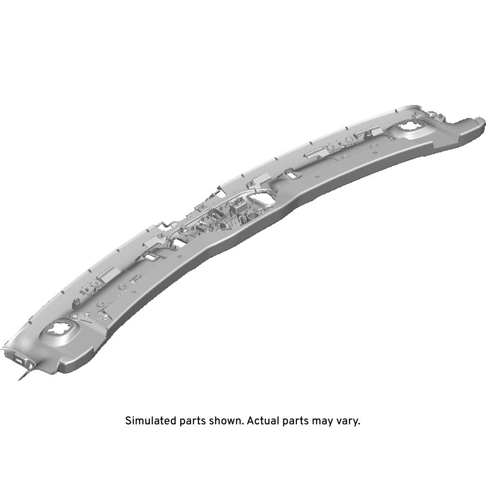 GM Genuine Parts Jet Black Windshield Upper Garnish Molding