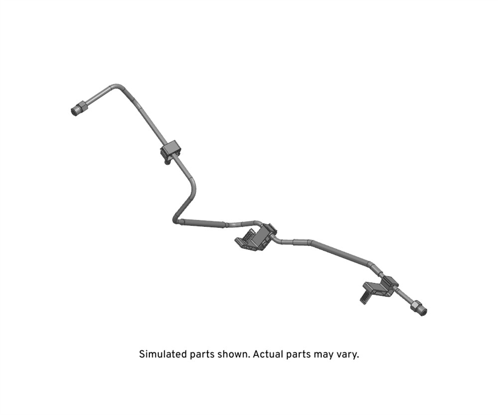 GM Genuine Parts Rear Passenger Side Brake Pipe