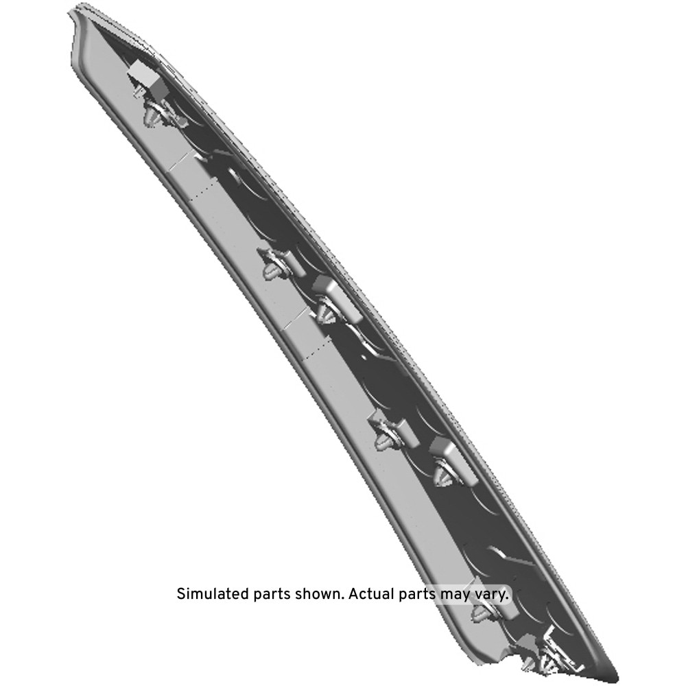 GM Genuine Parts Passenger Side Body Side Rear Side Molding