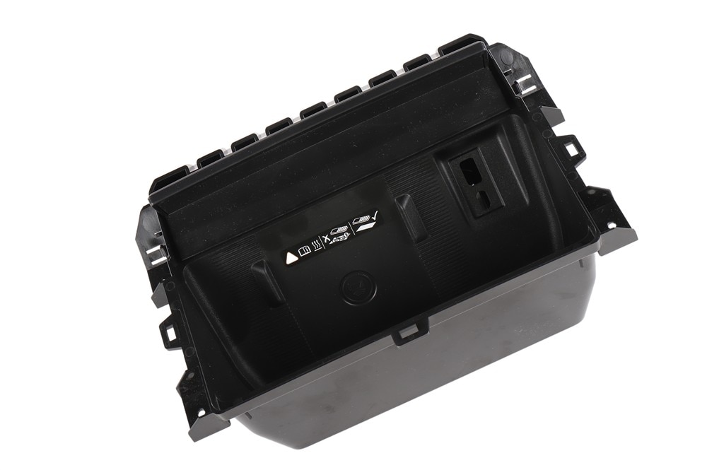 GM Genuine Parts Jet Black Front Floor Console Center Compartment