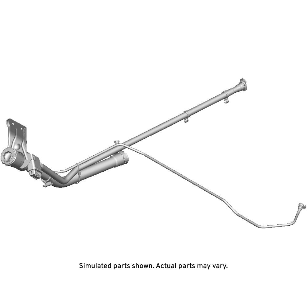 GM Genuine Parts Fuel Tank Filler Pipe with Fill Hose