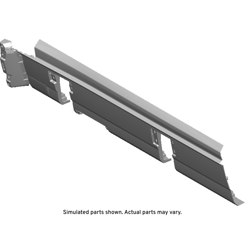 GM Genuine Parts Black Driver Side Rocker Panel Front Molding