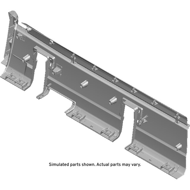 GM Genuine Parts Black Passenger Side Rocker Panel Front Molding