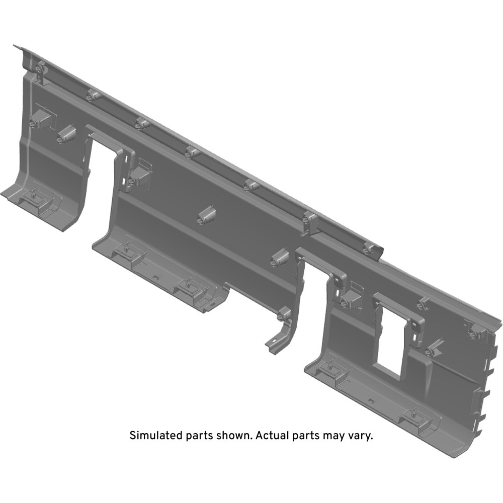 GM Genuine Parts Black Passenger Side Rocker Panel Rear Molding