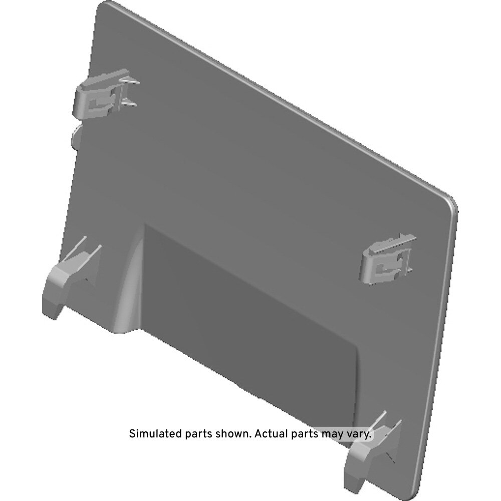GM Genuine Parts Black Passenger Side Rocker Panel Front Molding Access Hole Cover