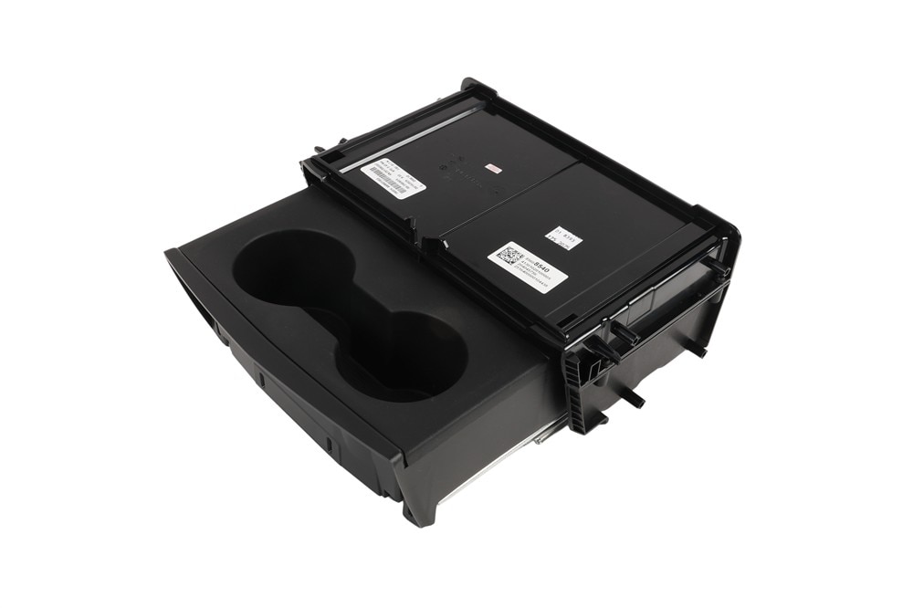 GM Genuine Parts Backen Black Front Floor Console Rear Compartment