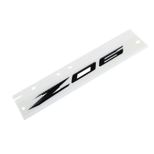 GM Genuine Parts Carbon Flash Metallic Body Side Rear Driver Side Marketing Package Name Plate