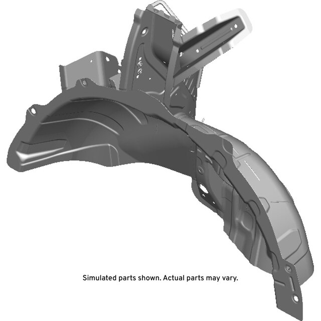 GM Genuine Parts Rear Driver Side Wheelhouse Inner Panel