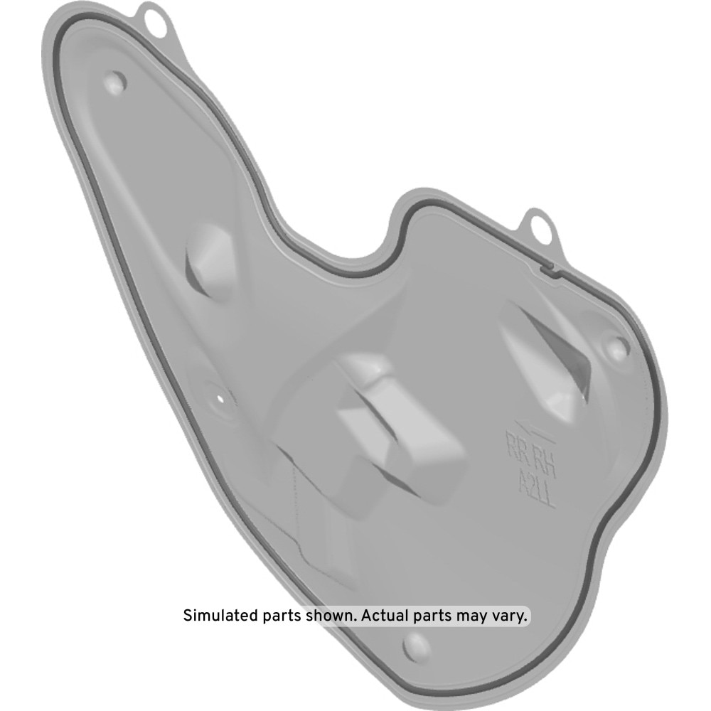 GM Genuine Parts Rear Passenger Side Door Water Deflector