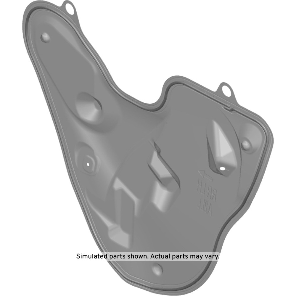 GM Genuine Parts Rear Driver Side Door Water Deflector
