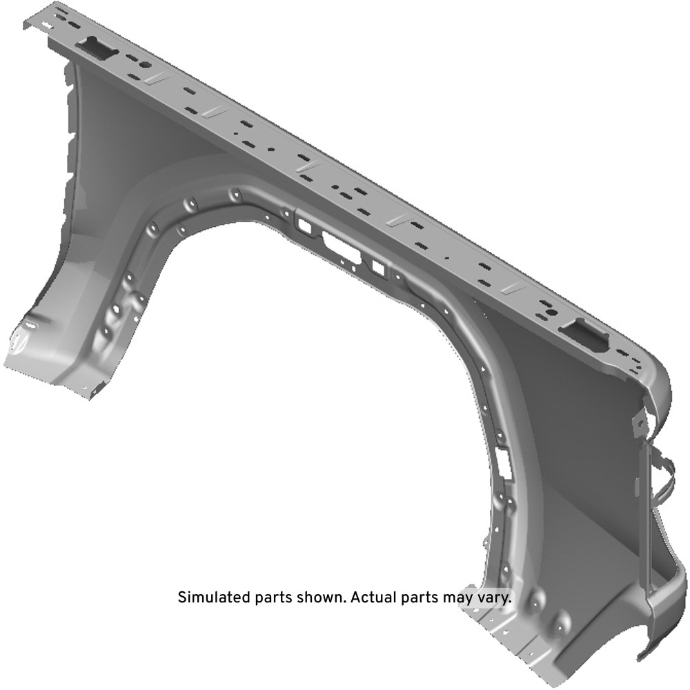 GM Genuine Parts Passenger Side Pickup Box Outer Side Panel