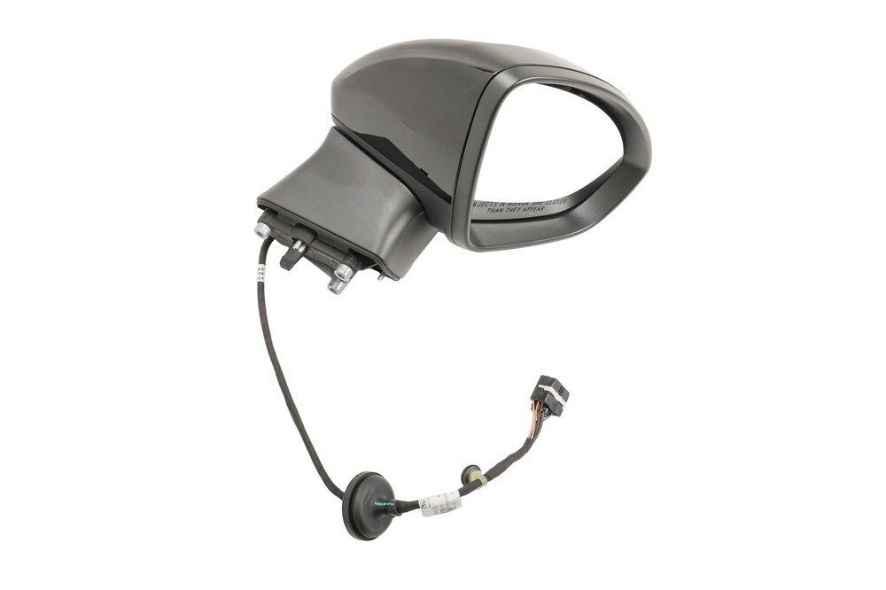 GM Genuine Parts Black Passenger Side Door Mirror