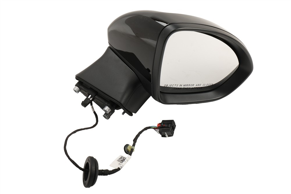 GM Genuine Parts Black Passenger Side Door Mirror