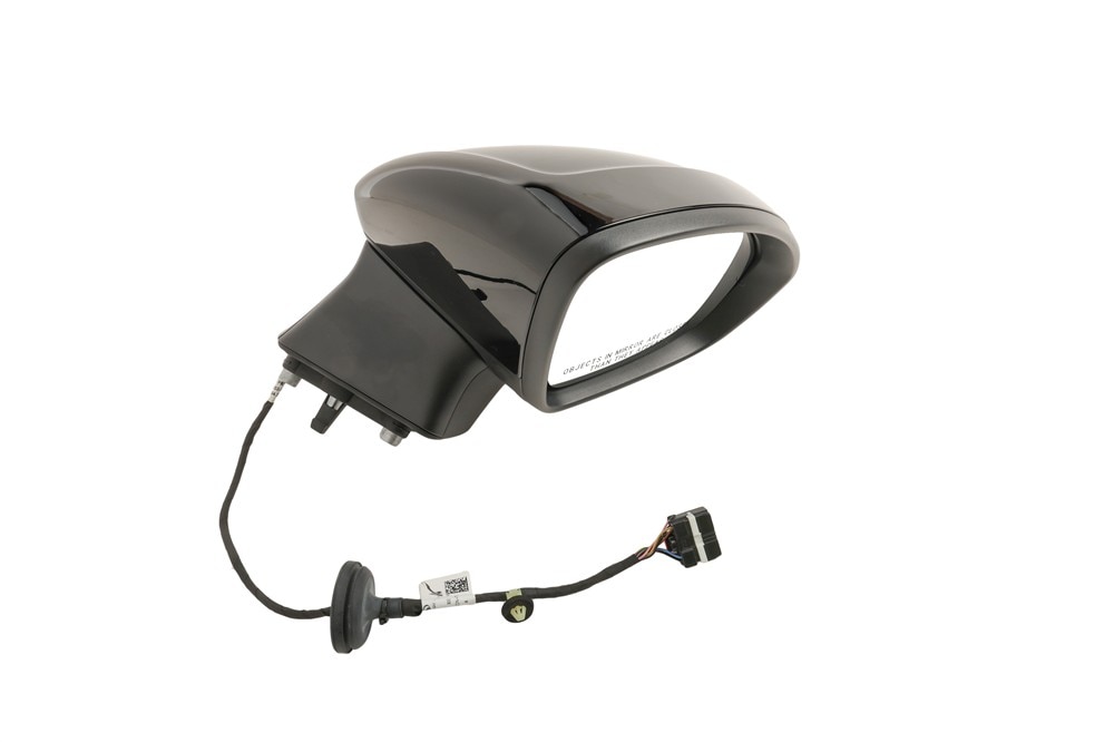 GM Genuine Parts Black Passenger Side Door Mirror
