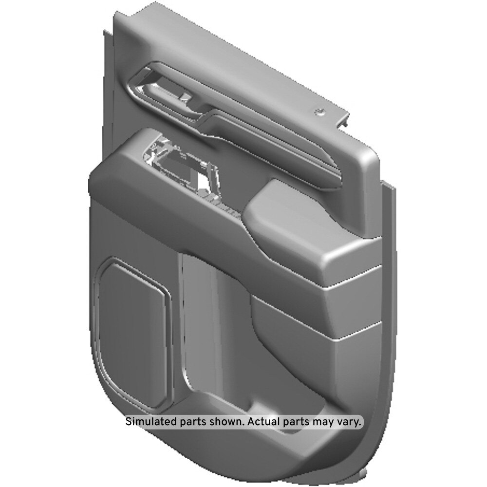 GM Genuine Parts Black Rear Passenger Side Door Trim
