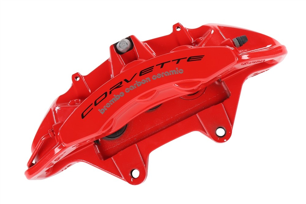 GM Genuine Parts Torch Red Front Passenger Side Brake Caliper without Brake Pads or Bracket