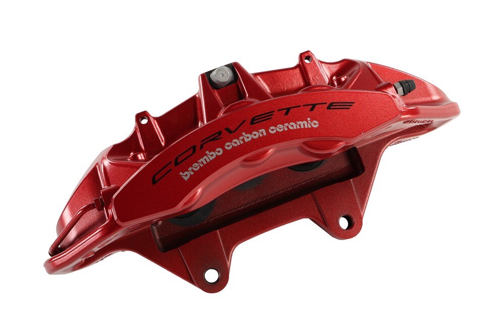 GM Genuine Parts Edge Red Metallic Front Passenger Side Brake Caliper without Brake Pads or Bracket