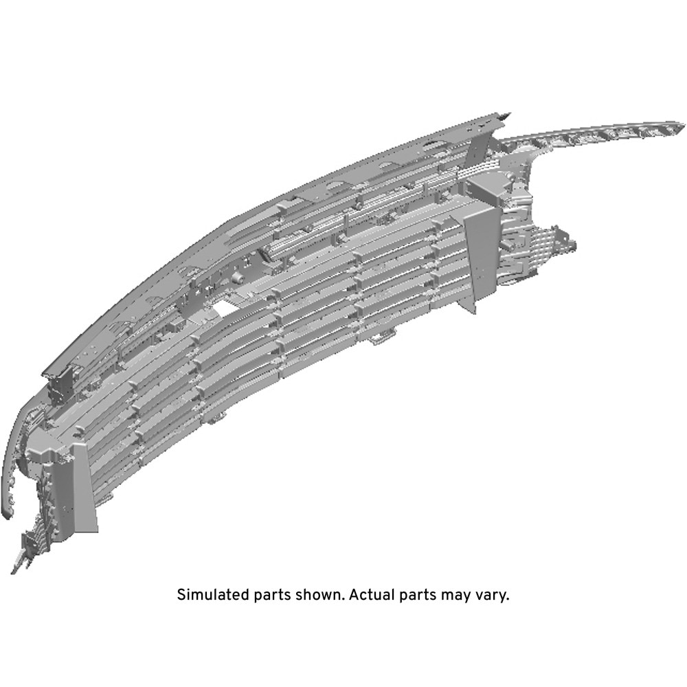 GM Genuine Parts Black Front Upper Grille