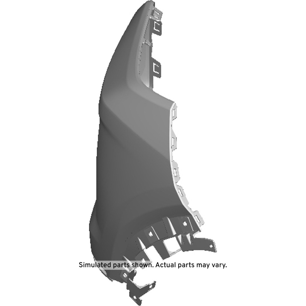 GM Genuine Parts Primed Front Bumper Driver Side Upper Fascia