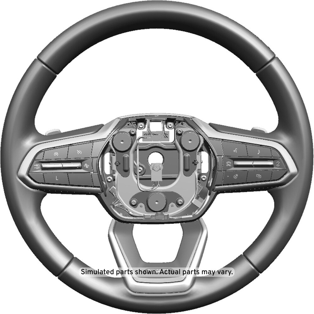 GM Genuine Parts Backen Black Steering Wheel