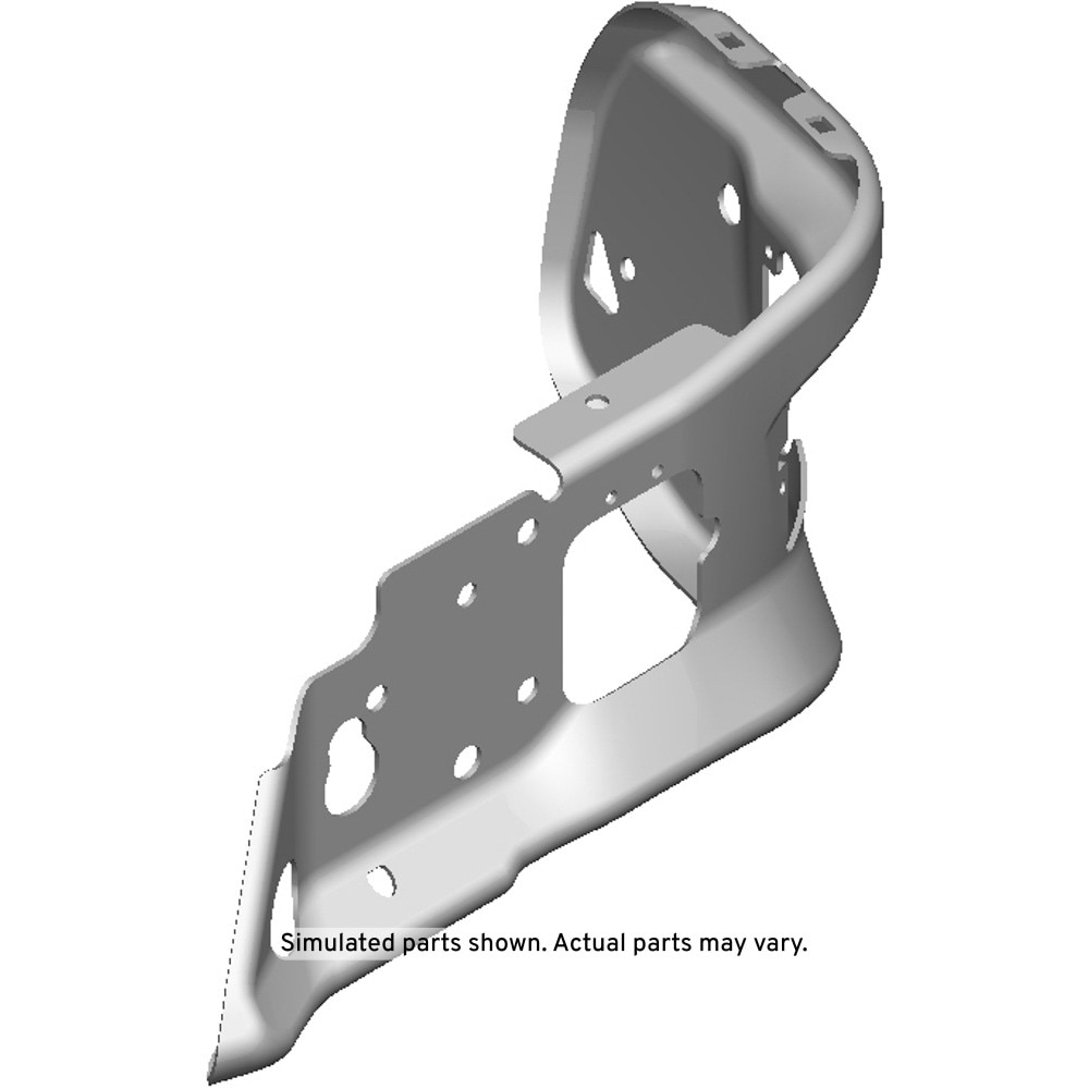 GM Genuine Parts Rear Bumper Passenger Side Impact Bar Bracket