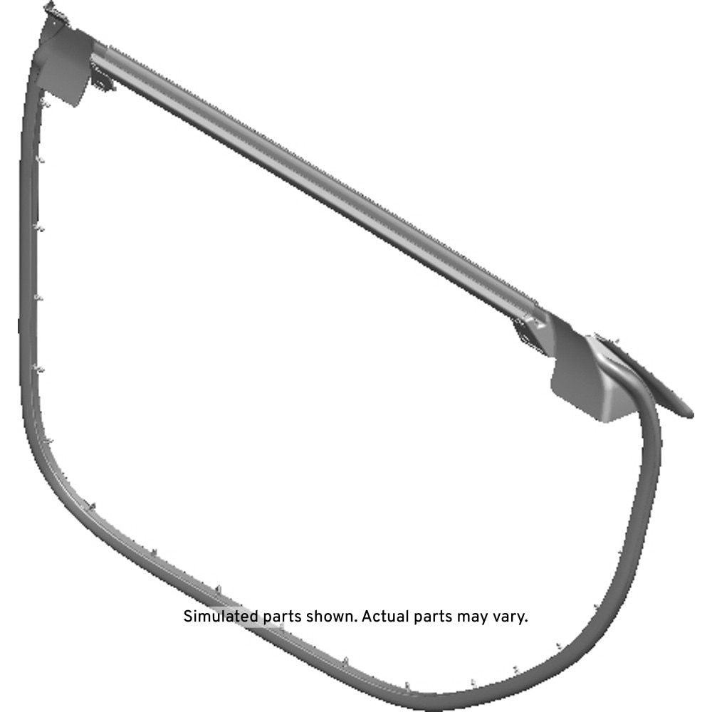 GM Genuine Parts Rear Passenger Side Door Weatherstrip (Door Side)