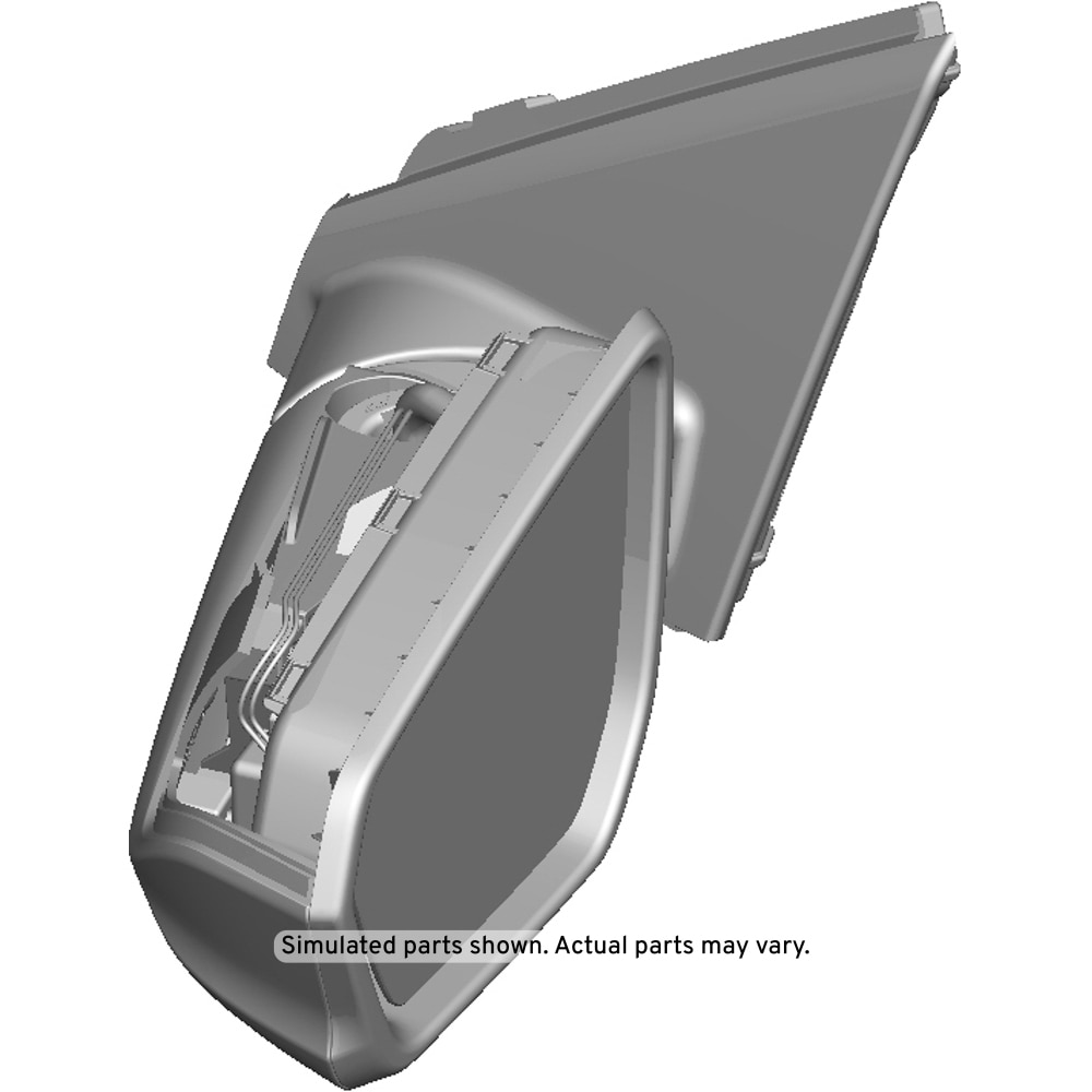 GM Genuine Parts Driver Side Door Mirror without Cover