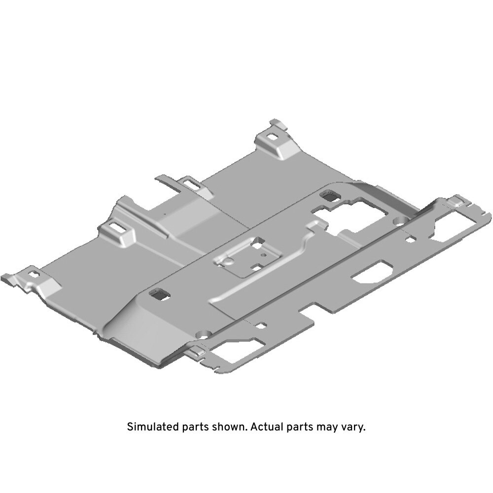 GM Genuine Parts Jet Black Rear Floor Panel Carpet