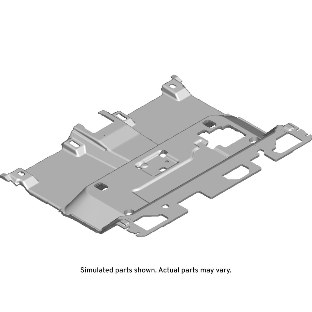 GM Genuine Parts Jet Black Rear Floor Panel Carpet