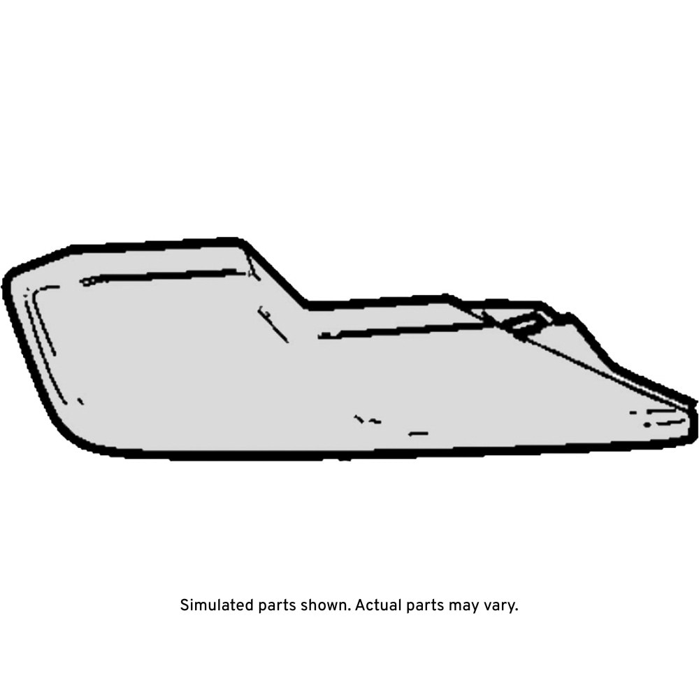 GM Genuine Parts Front Bumper Passenger Side Upper Fascia