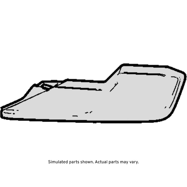 GM Genuine Parts Front Bumper Driver Side Upper Fascia