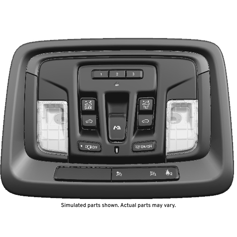 GM Genuine Parts Very Dark Atmosphere Roof Console