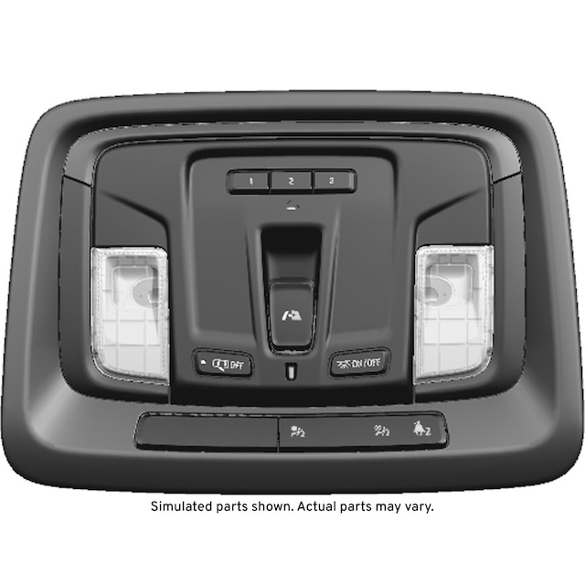 GM Genuine Parts Very Dark Atmosphere Roof Console