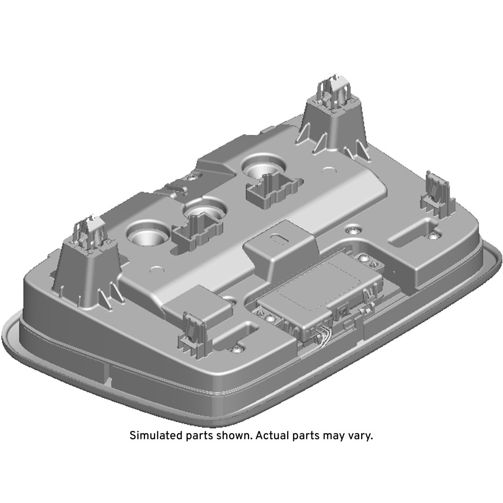 GM Genuine Parts Very Dark Atmosphere Roof Console