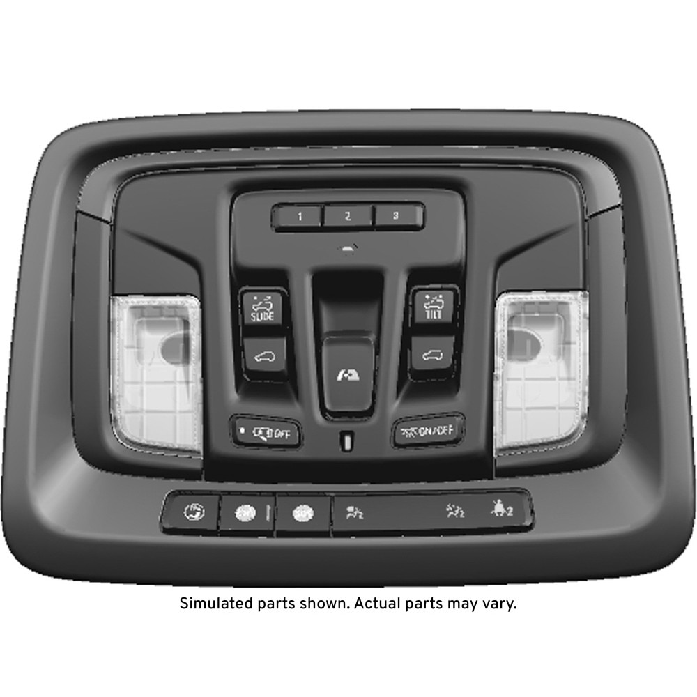 GM Genuine Parts Very Dark Atmosphere Roof Console