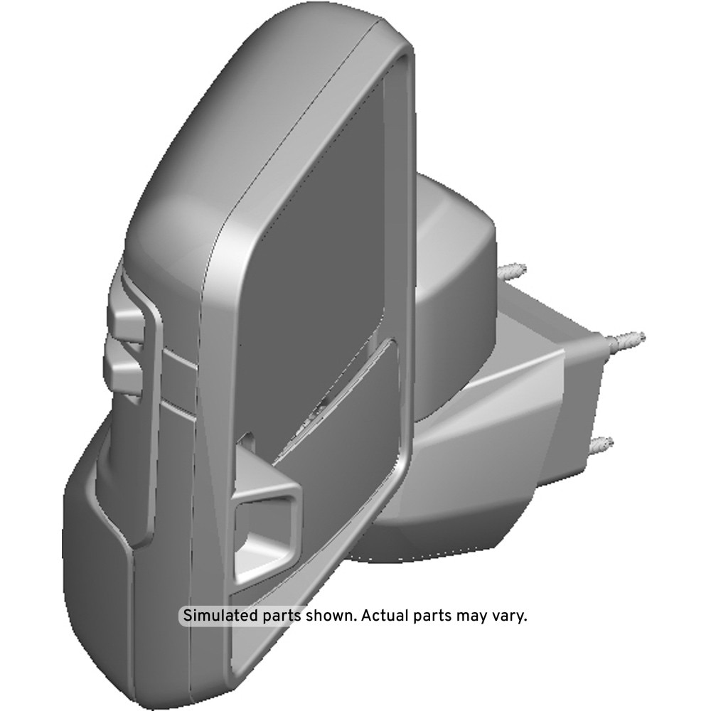 GM Genuine Parts Black Driver Side Door Mirror