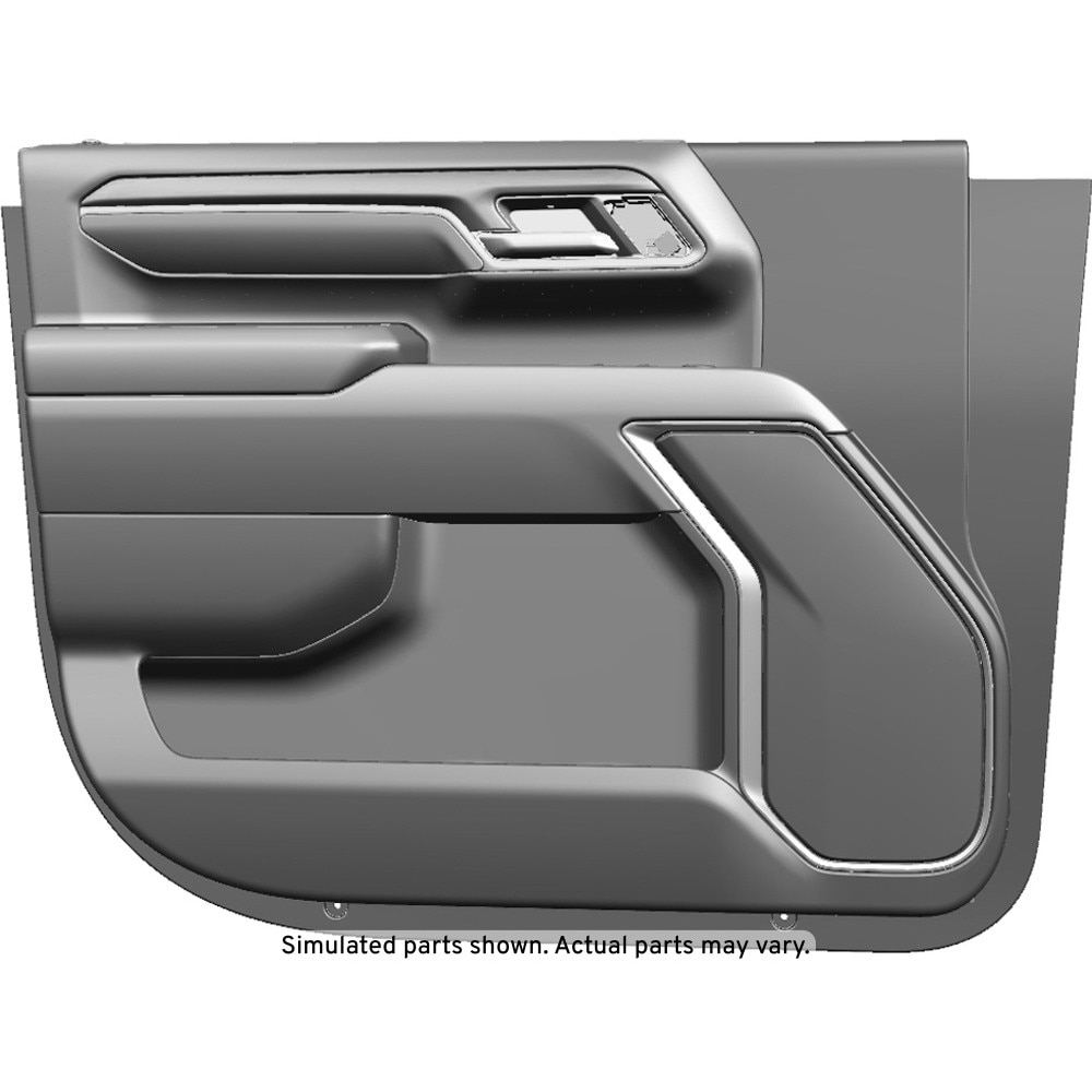 GM Genuine Parts Jet Black Front Driver Side Door Trim