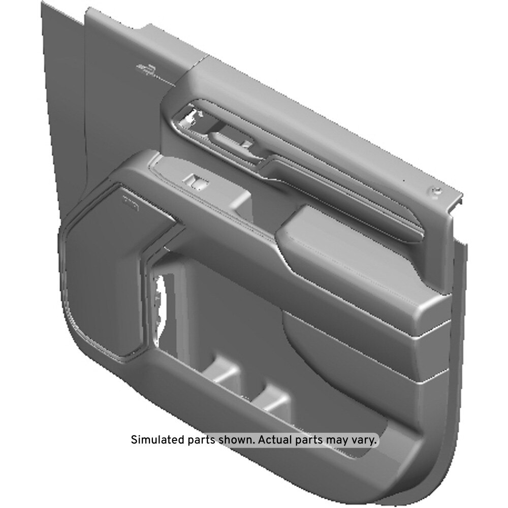 GM Genuine Parts Very Dark Atmosphere Front Passenger Side Door Trim