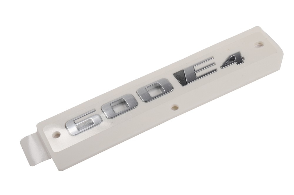 GM Genuine Parts Galvano Silver Rear Compartment Lid Engine Name Plate