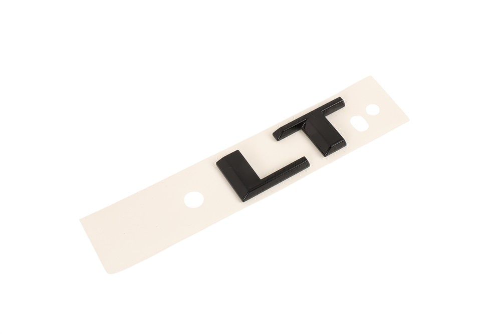 GM Genuine Parts Black Tailgate Trim Level Name Plate