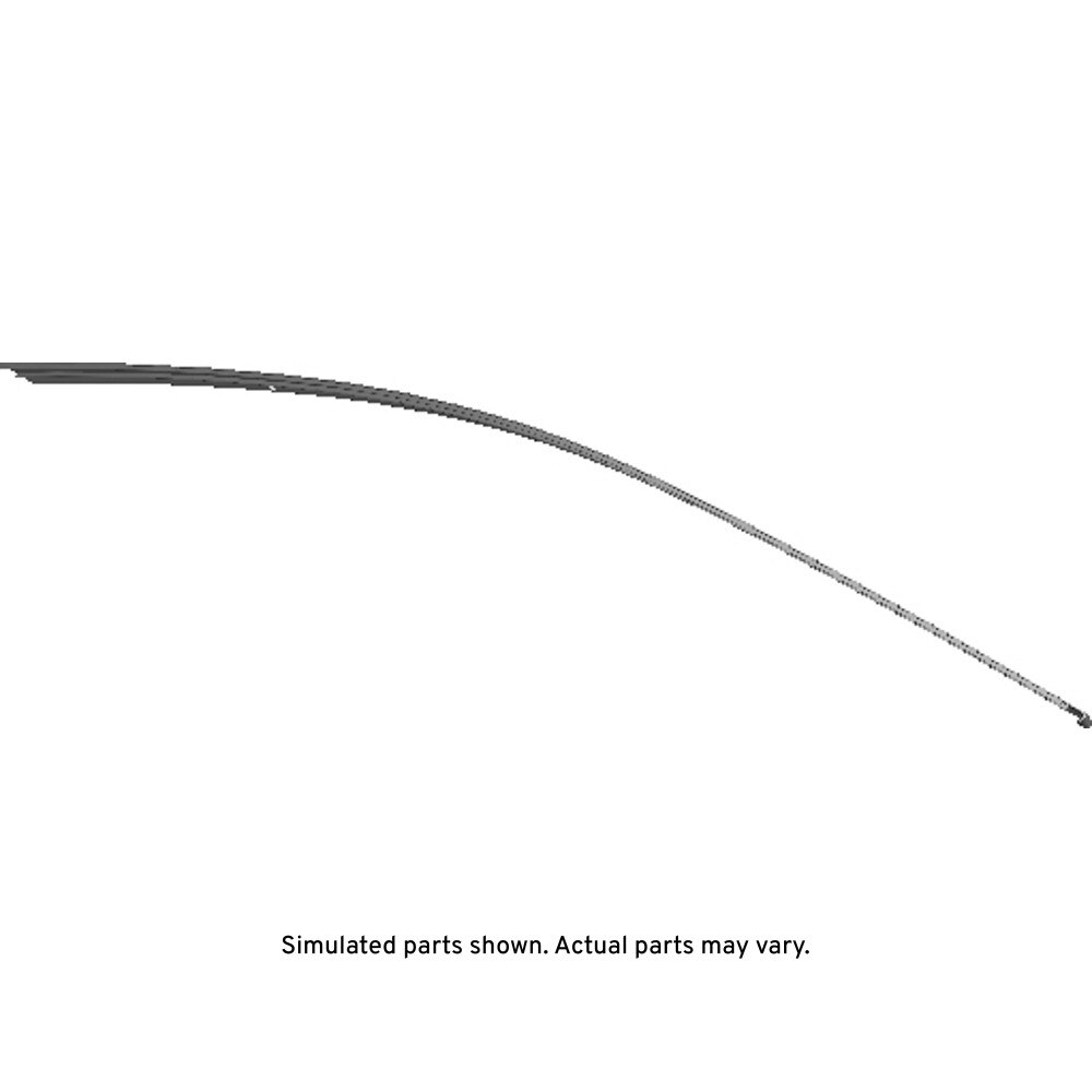 GM Genuine Parts Anodized Vader Front Passenger Side Door Window Upper Reveal Molding