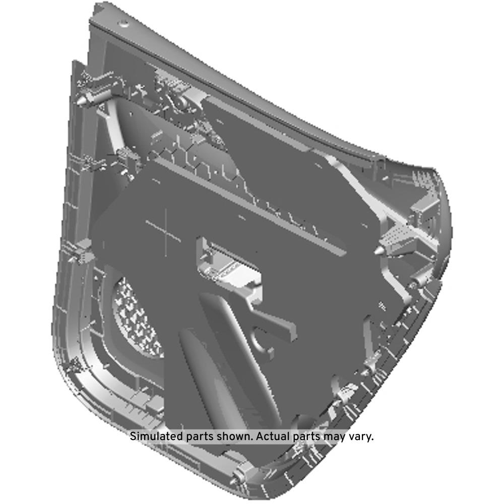 GM Genuine Parts Jet Black Rear Driver Side Door Trim