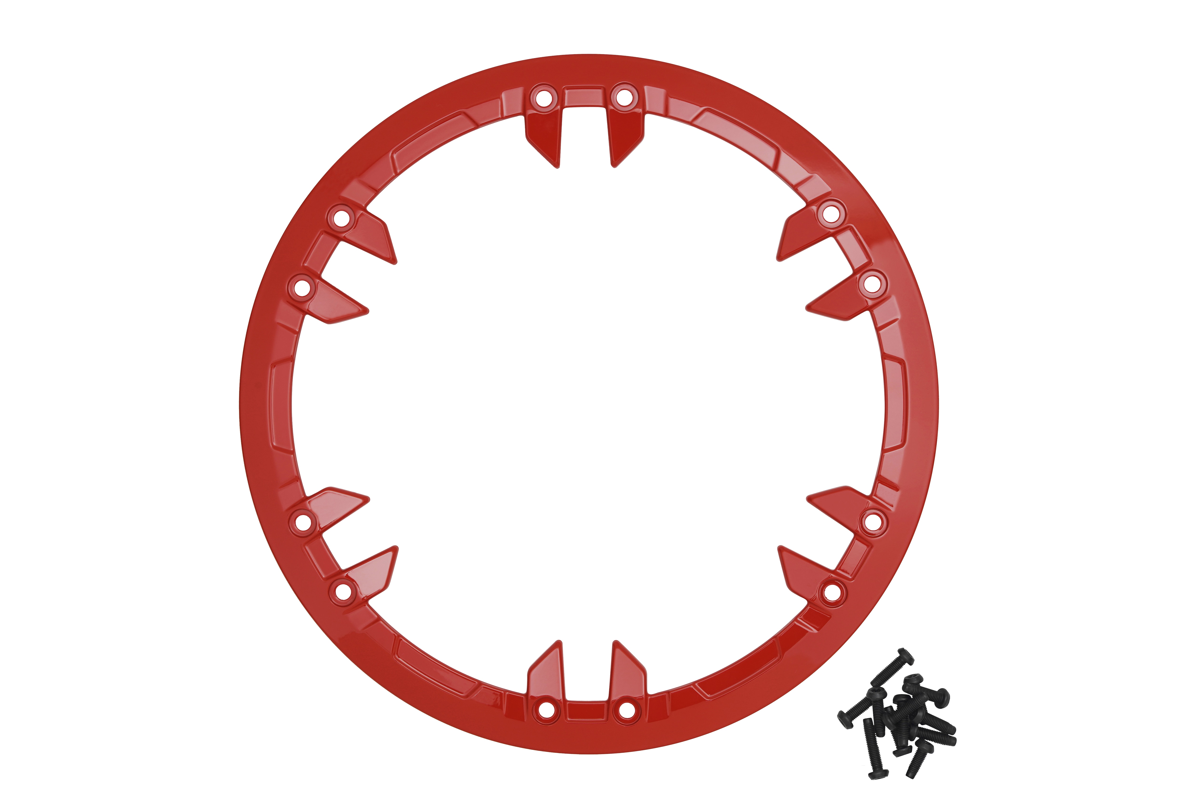 Decorative Trim Ring in Performance Red