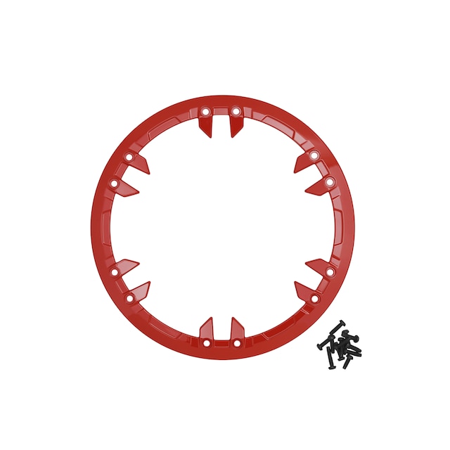 Decorative Trim Ring in Performance Red
