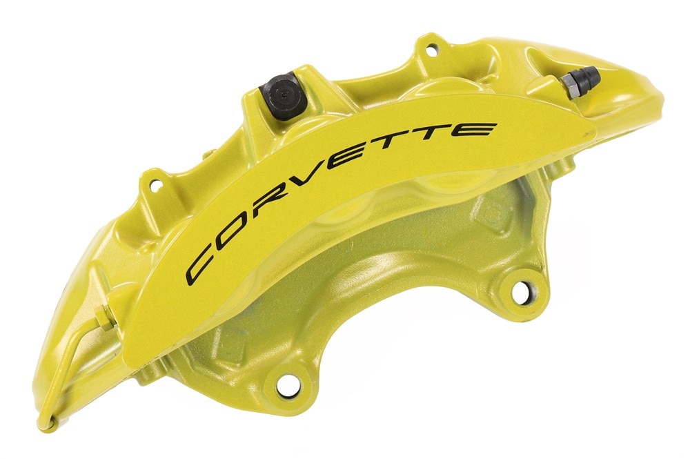GM Genuine Parts Edge Yellow Metallic Front Passenger Side Brake Caliper without Pads and Bracket
