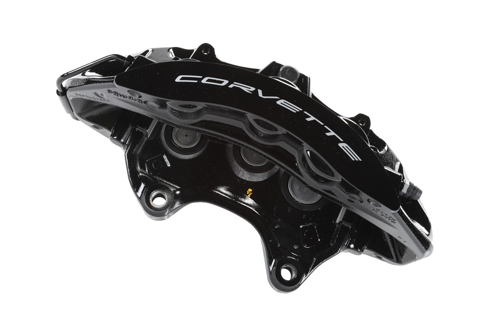 GM Genuine Parts Black Front Driver Side Brake Caliper without Pads And Bracket